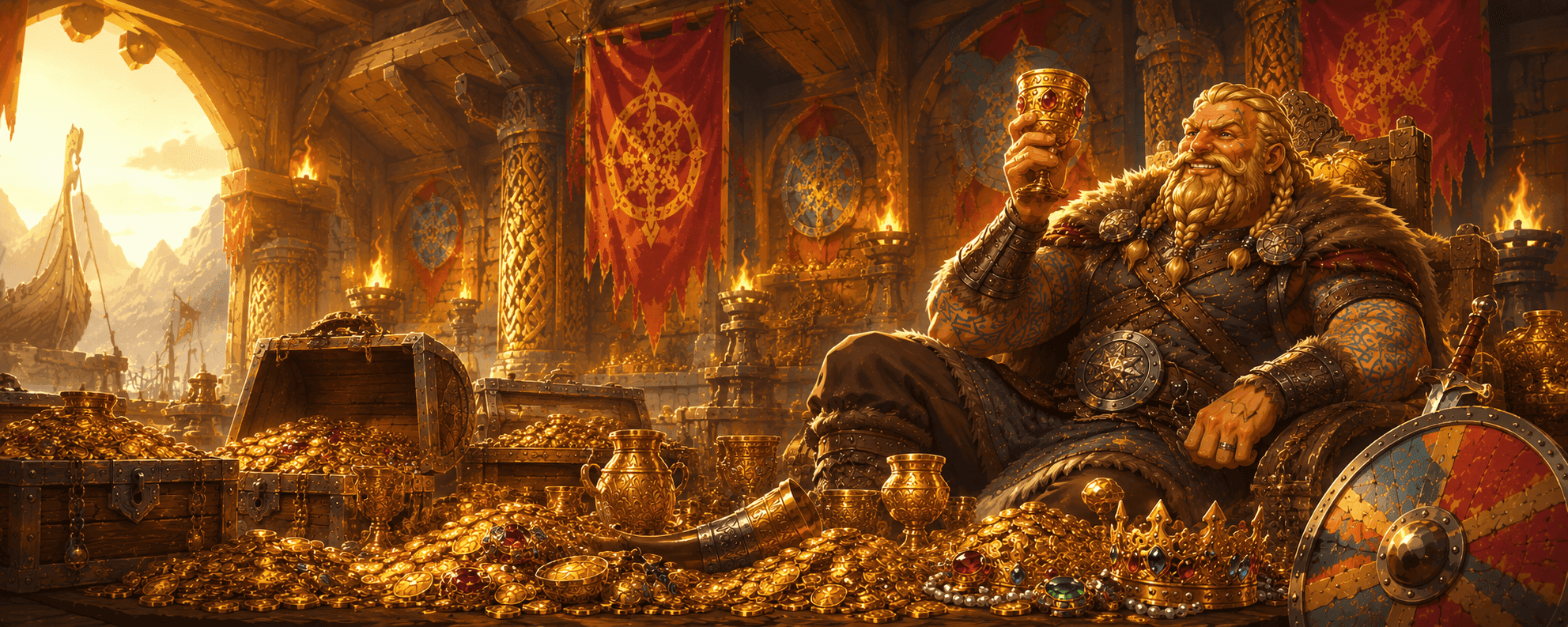 Odin's treasure hall